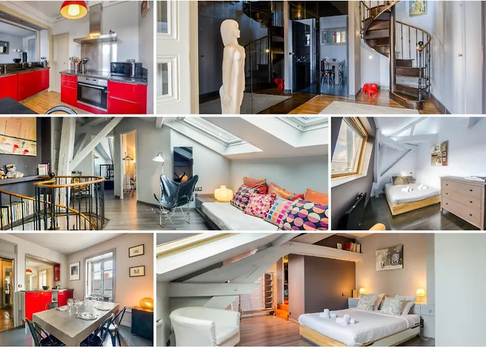 Duplex De 115m2 Dans Un Batiment Chic Historique - Le Belvedere St Nicolas Apartment Nantes